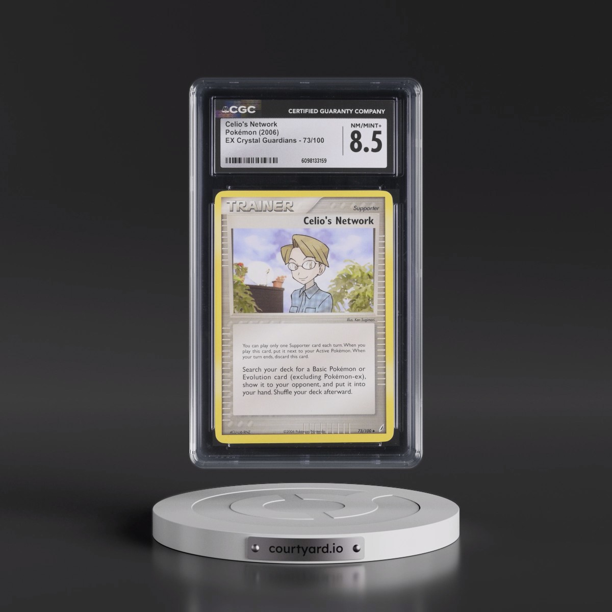 2006 EX Crystal Guardians #73/100 Celio's Network (CGC 8.5 NM-MT+)