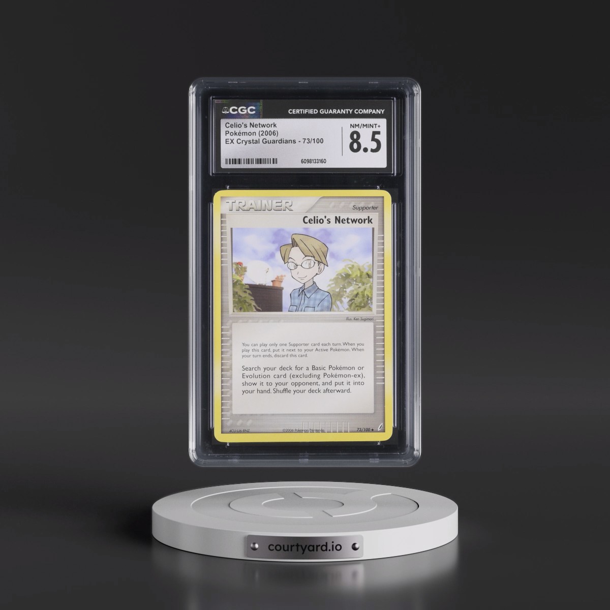 2006 EX Crystal Guardians #73/100 Celio's Network (CGC 8.5 NM-MT+)