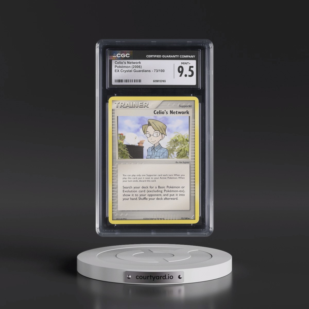 2006 EX Crystal Guardians #73/100 Celio's Network (CGC 9.5 MINT+)