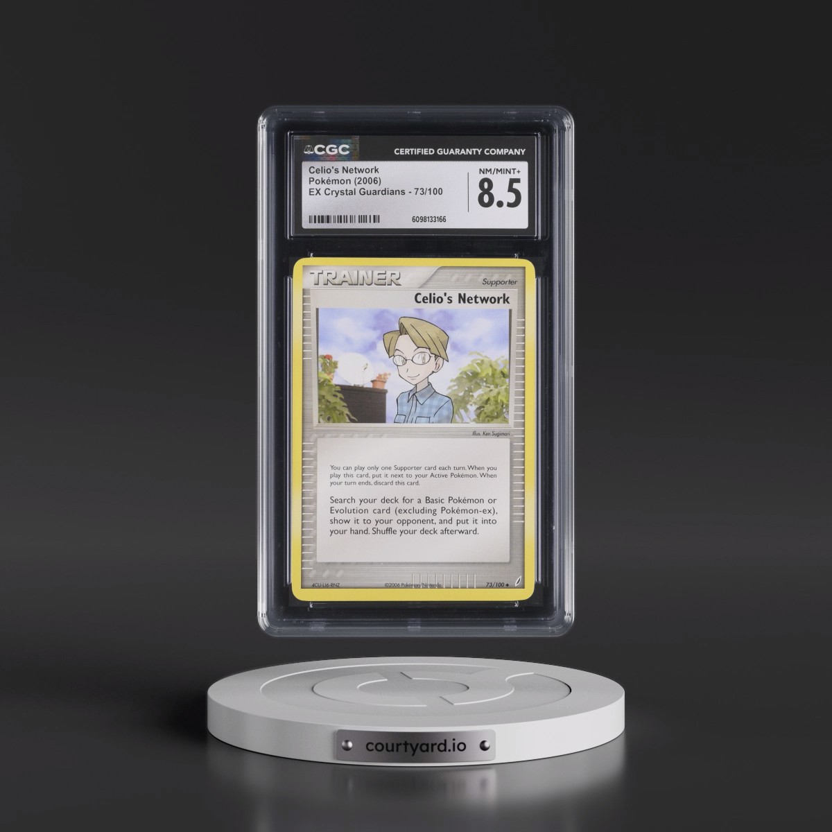 2006 EX Crystal Guardians #73/100 Celio's Network (CGC 8.5 NM-MT+)