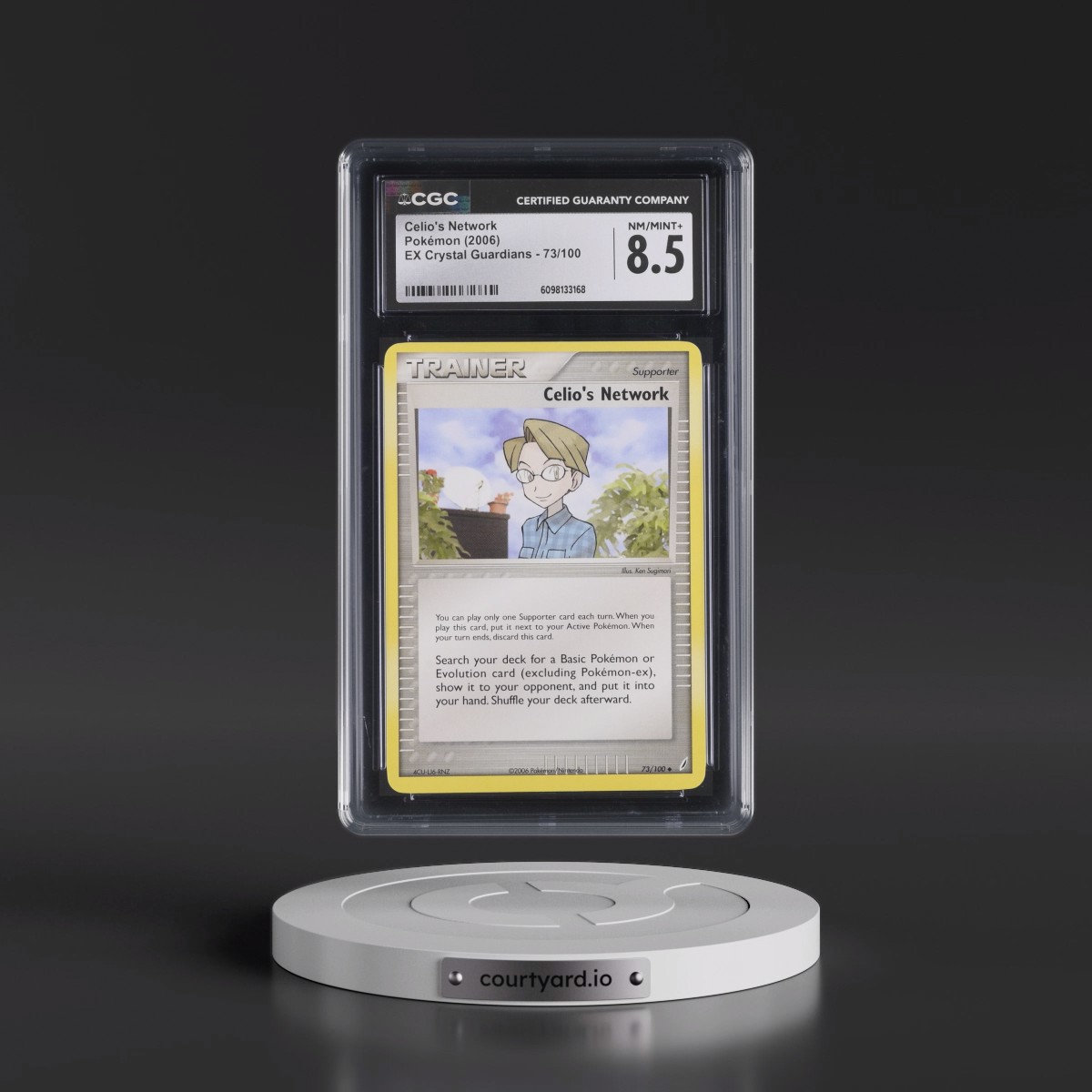 2006 EX Crystal Guardians #73/100 Celio's Network (CGC 8.5 NM-MT+)