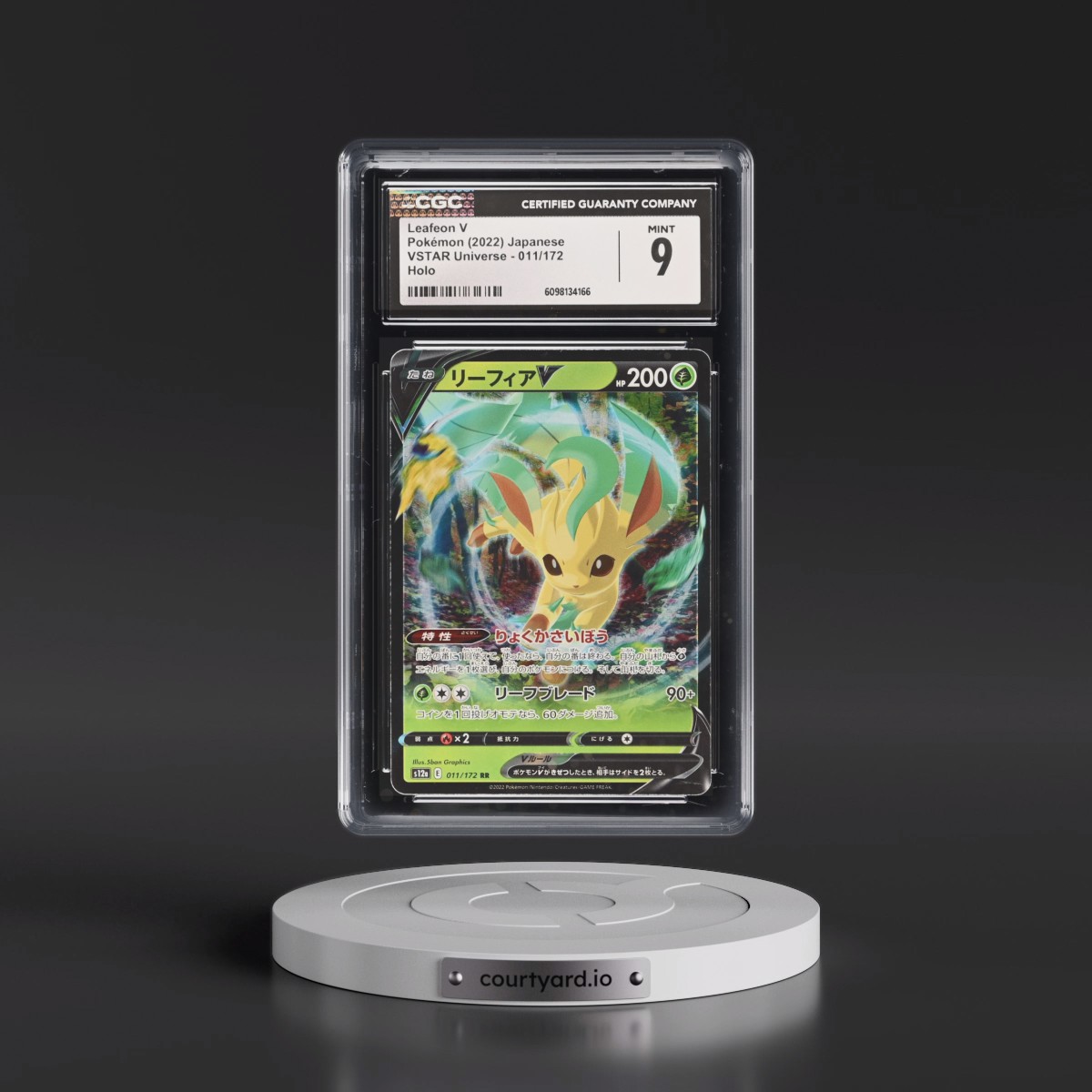 2022 VSTAR Universe #011/172 Leafeon V - Holo (CGC 9 MINT)