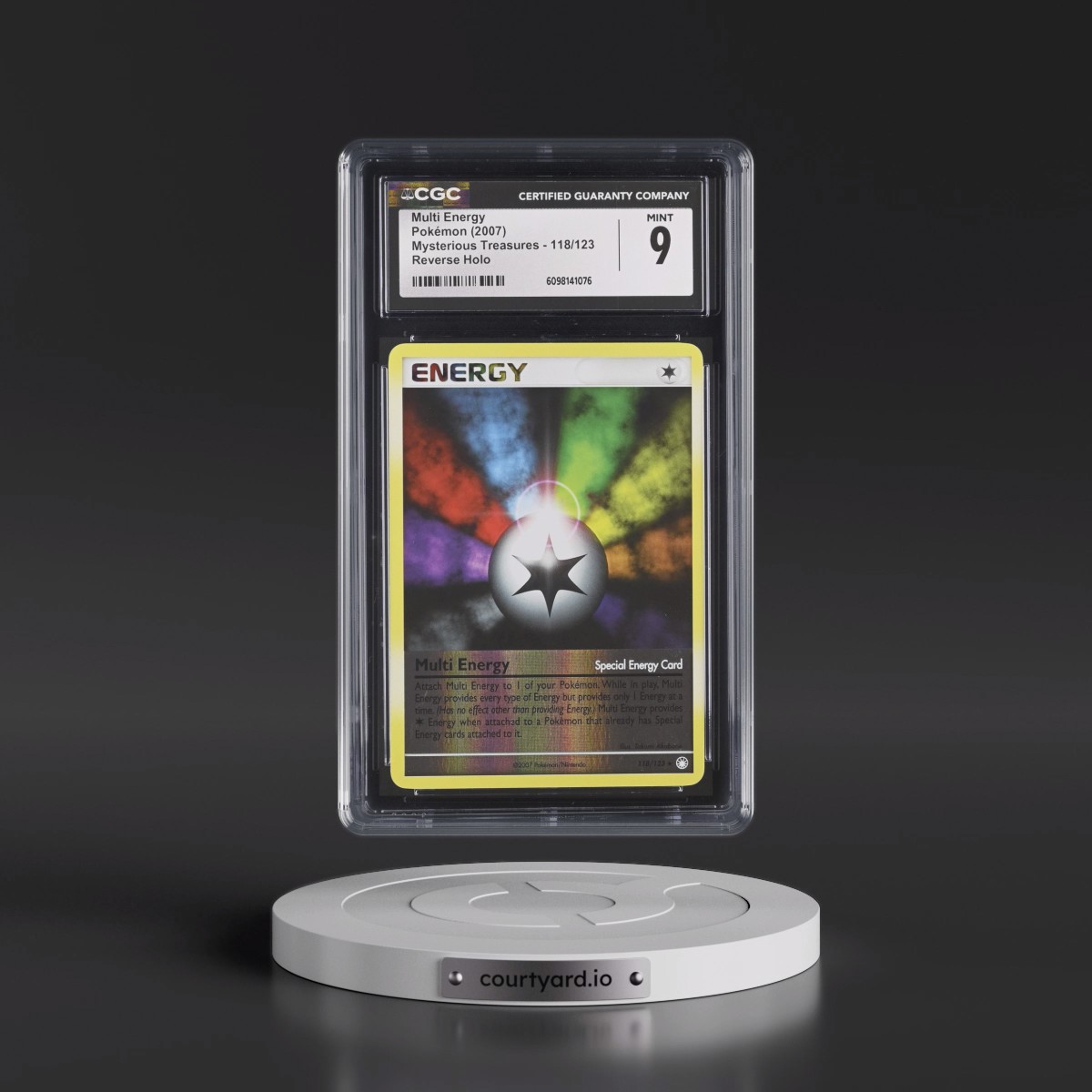 2007 Mysterious Treasures #118/123 Multi Energy - Reverse Holo (CGC 9 MINT)