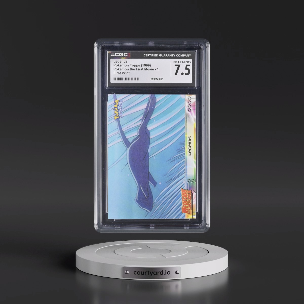 1999 Pokémon the First Movie #1 Legends - First Print (Blue Topps Logo) (CGC 7.5 NM+)