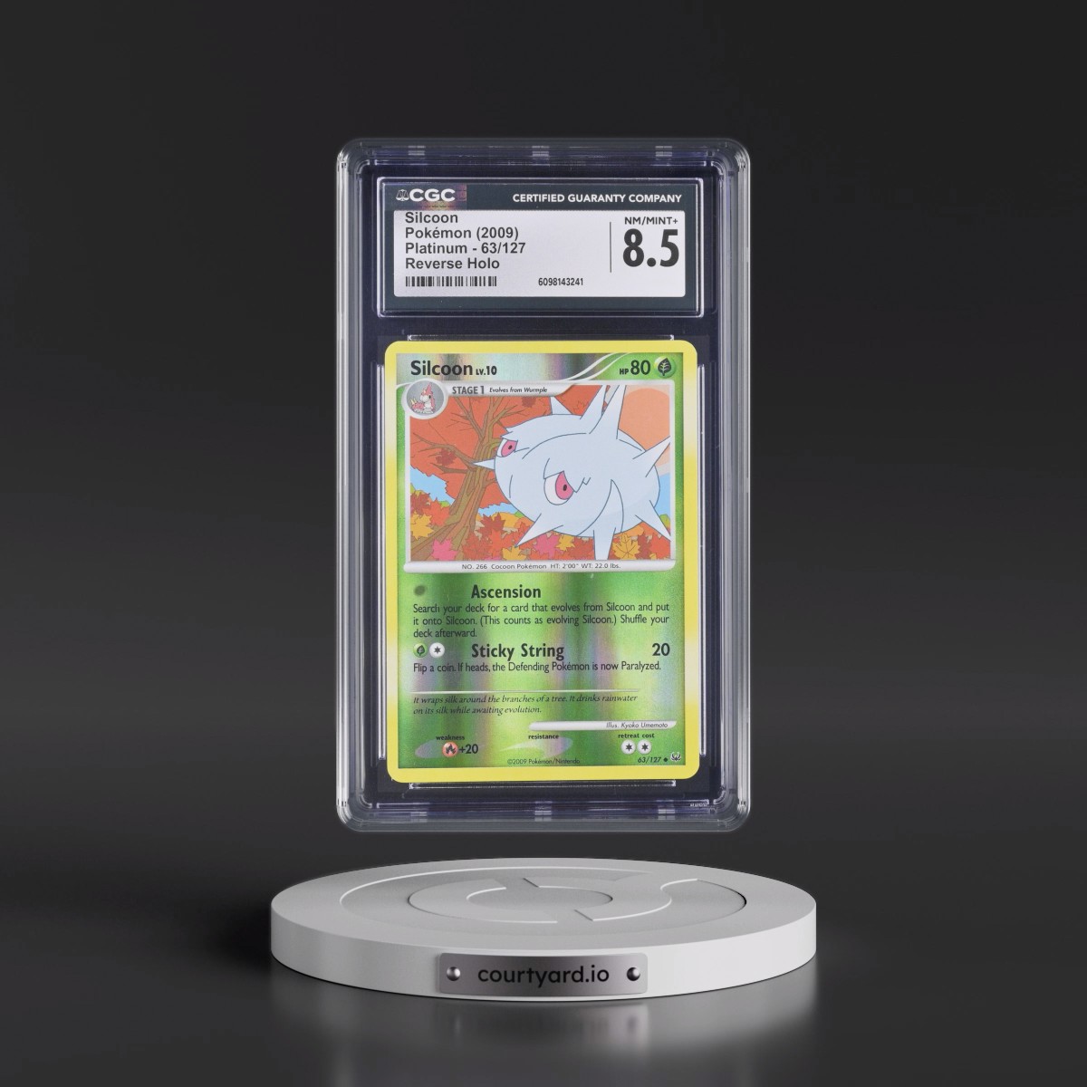 2009 Platinum #63/127 Silcoon - Reverse Holo (CGC 8.5 NM-MT+)