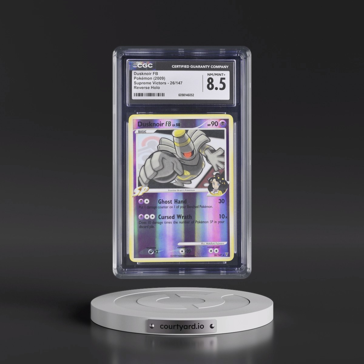 2009 Supreme Victors #26/147 Dusknoir FB - Reverse Holo (CGC 8.5 NM-MT+)