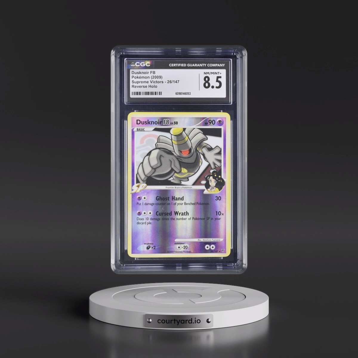 2009 Supreme Victors #26/147 Dusknoir FB - Reverse Holo (CGC 8.5 NM-MT+)
