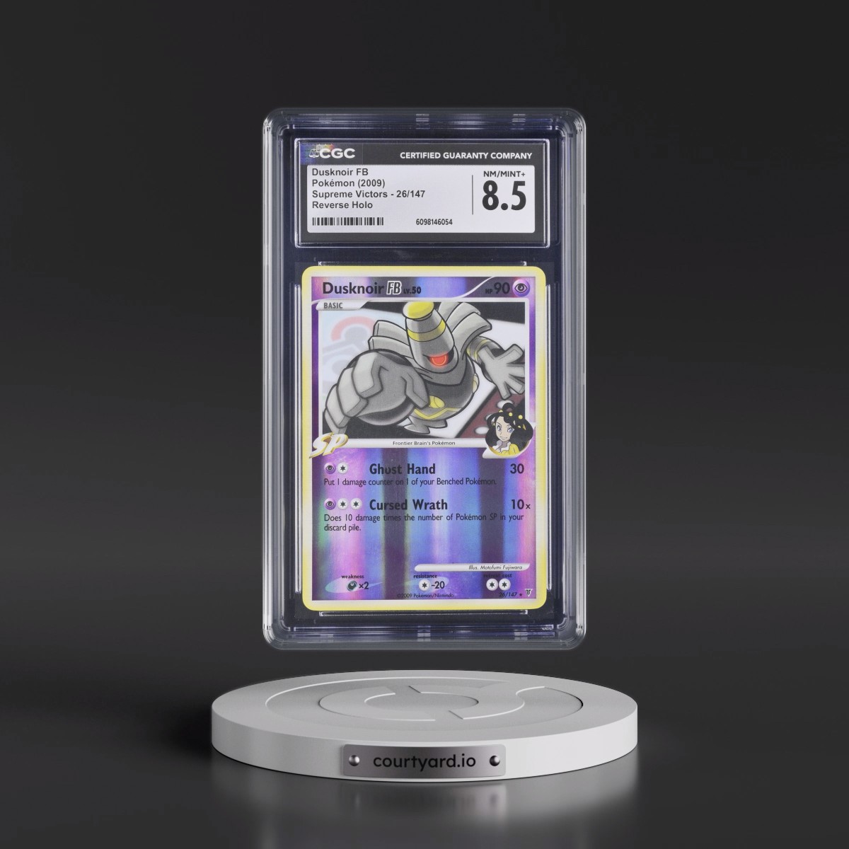 2009 Supreme Victors #26/147 Dusknoir FB - Reverse Holo (CGC 8.5 NM-MT+)