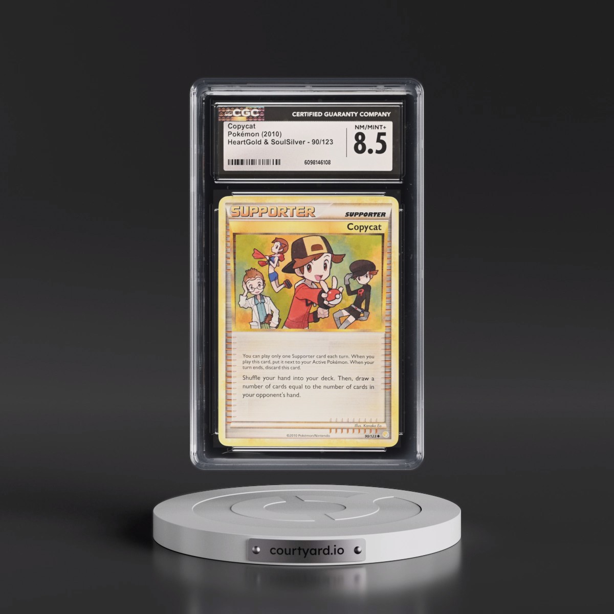 2010 HeartGold & SoulSilver #90/123 Copycat (CGC 8.5 NM-MT+)