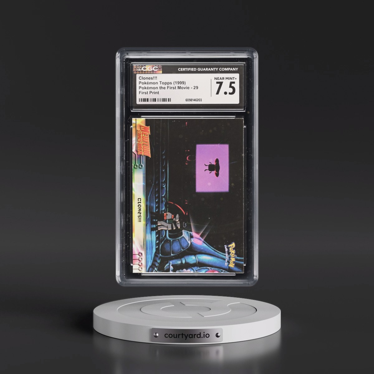 1999 Pokémon the First Movie #29 Clones!!! - First Print (Blue Topps Logo) (CGC 7.5 NM+)