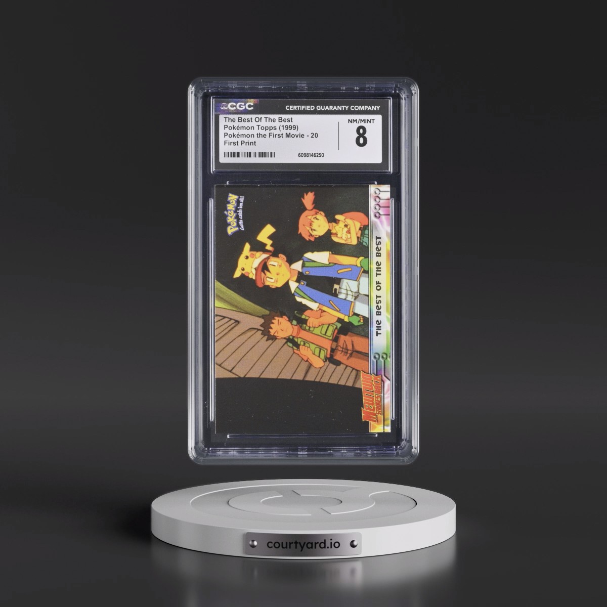 1999 Pokémon the First Movie #20 The Best Of The Best - First Print (Blue Topps Logo) (CGC 8 NM-MT)