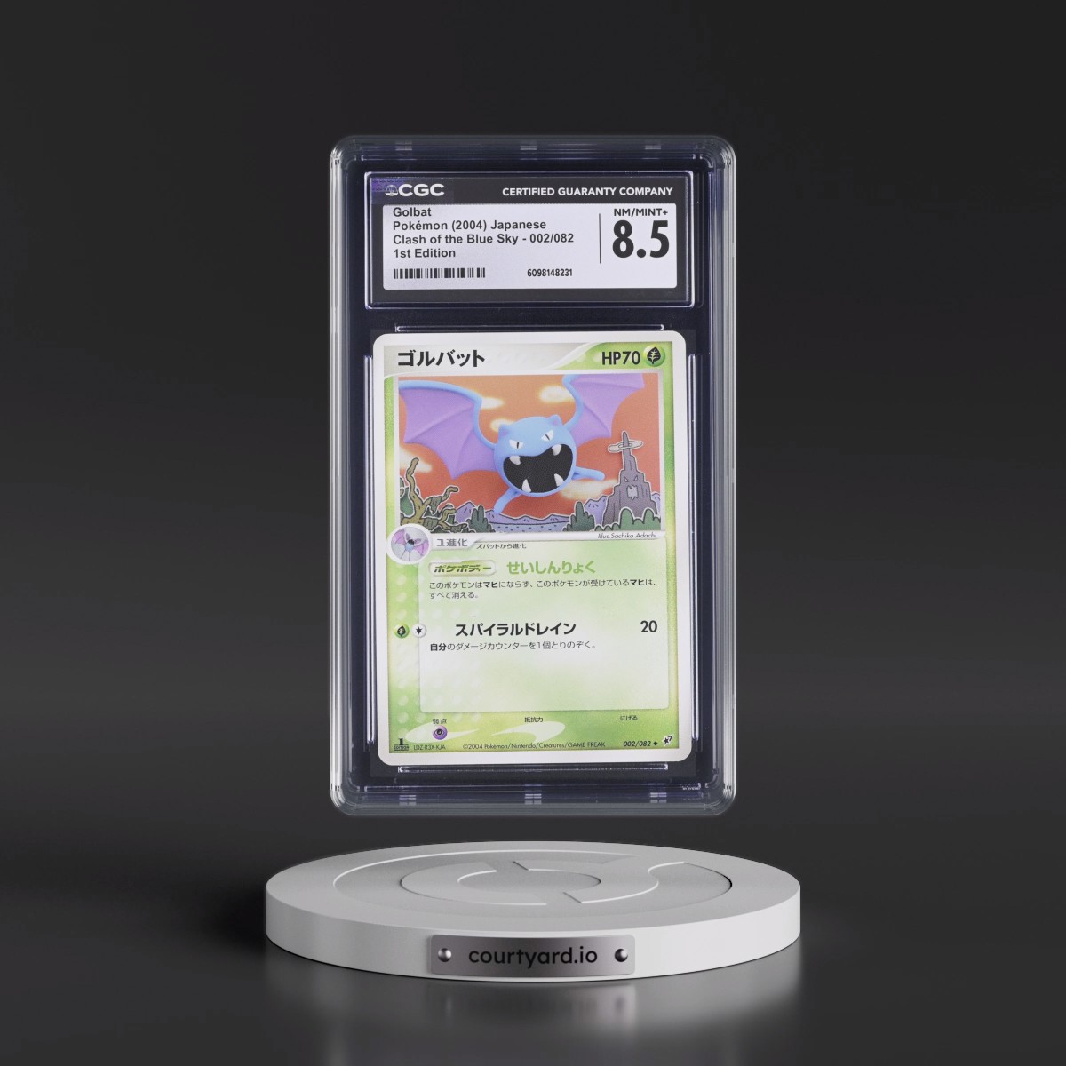 2004 Clash of the Blue Sky #002/082 Golbat - 1st Edition (CGC 8.5 NM-MT+)