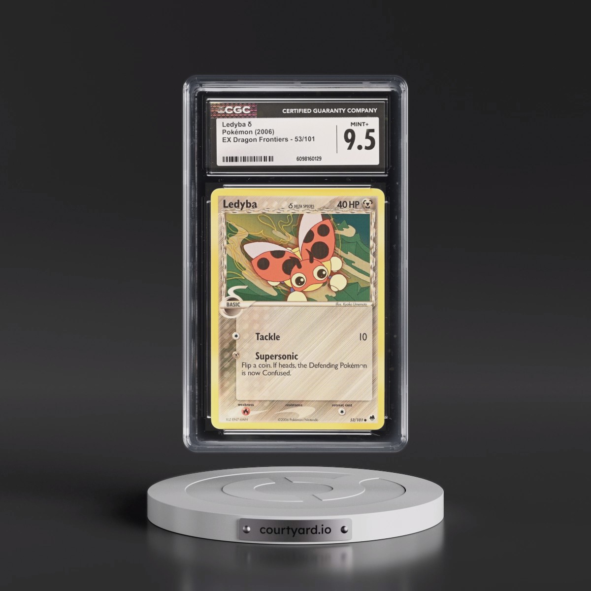 2006 EX Dragon Frontiers #53/101 Ledyba δ (CGC 9.5 MINT+)
