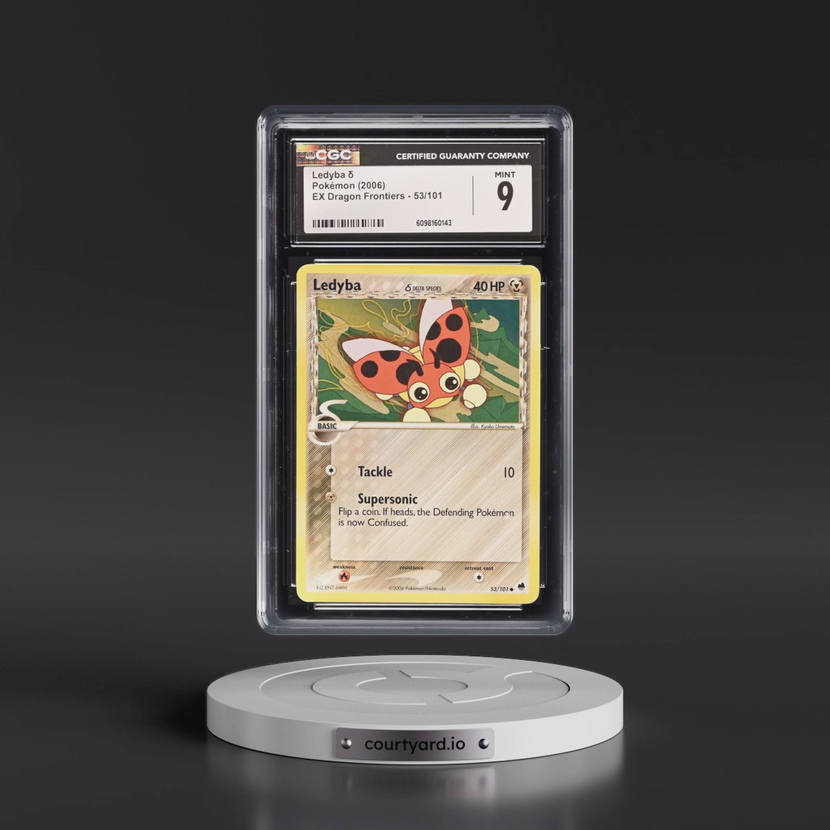 2006 EX Dragon Frontiers #53/101 Ledyba δ (CGC 9 MINT)
