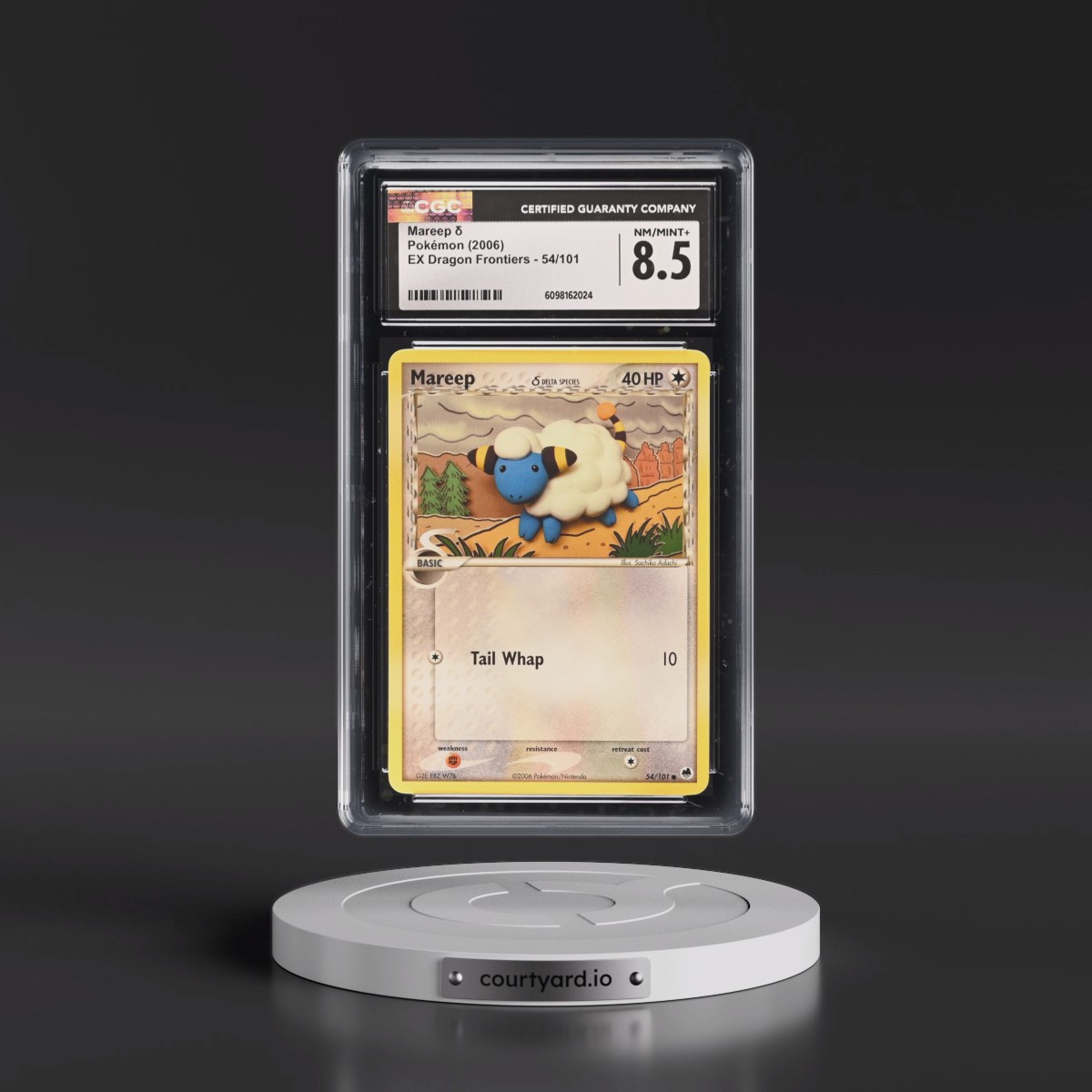 2006 EX Dragon Frontiers #54/101 Mareep δ (CGC 8.5 NM-MT+)