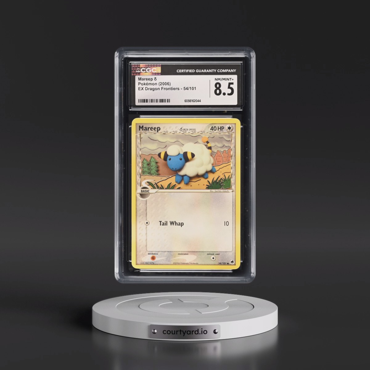 2006 EX Dragon Frontiers #54/101 Mareep δ (CGC 8.5 NM-MT+)