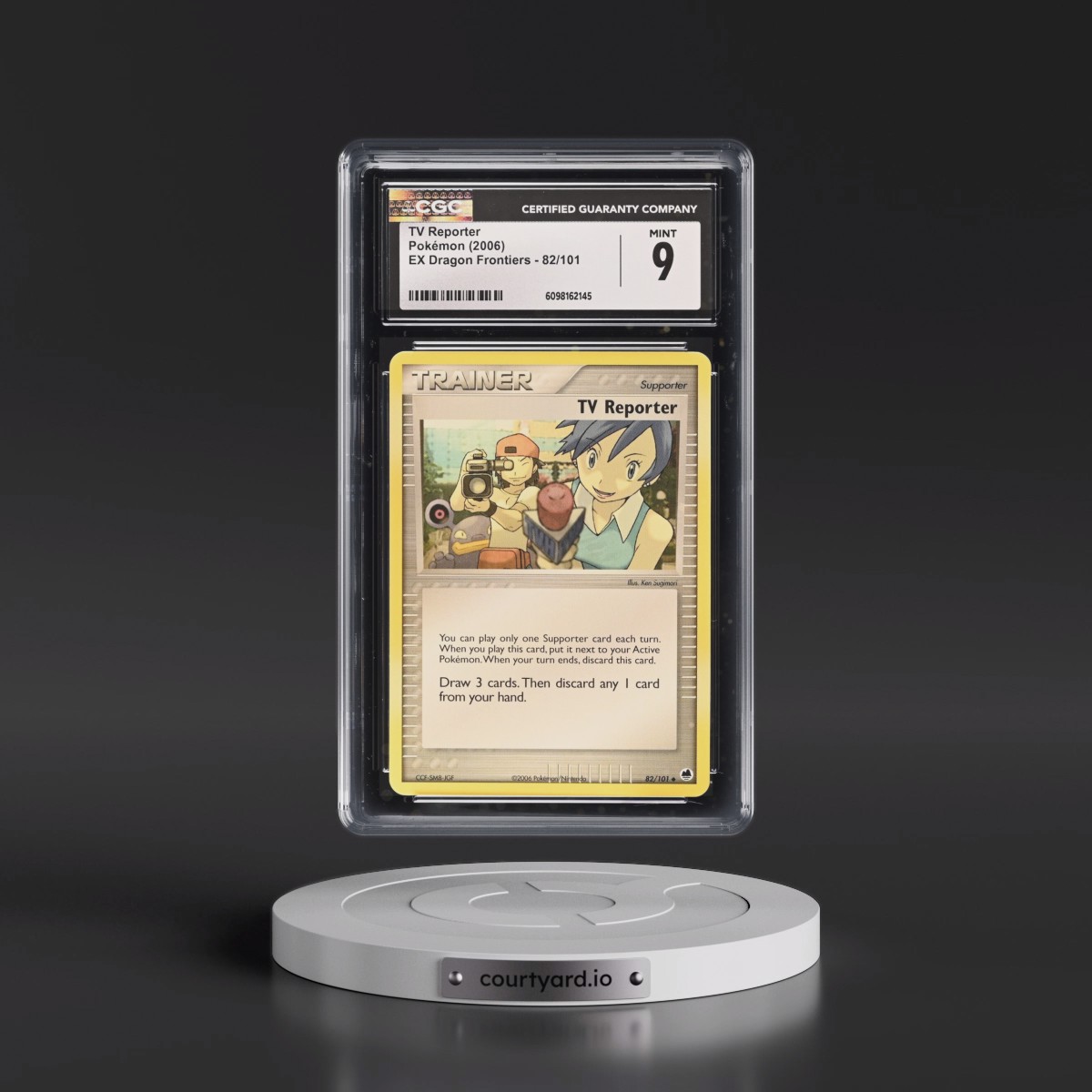 2006 EX Dragon Frontiers #82/101 TV Reporter (CGC 9 MINT)