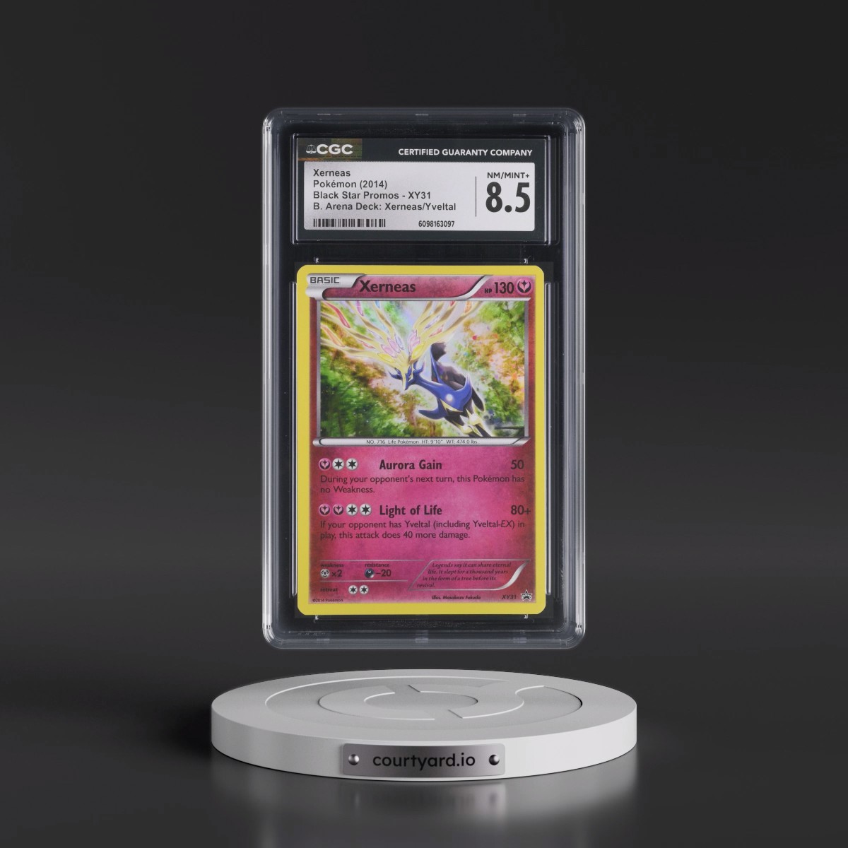 2013 Black Star Promos #XY31 Xerneas - Battle Arena Decks: Xerneas vs Yveltal (Holo) (CGC 8.5 NM-MT+)