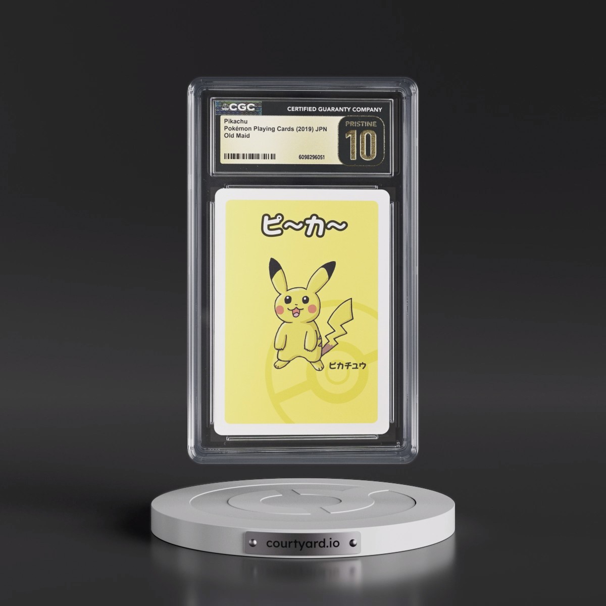 2019 Old Maid (Red Back) Pikachu CGC 10