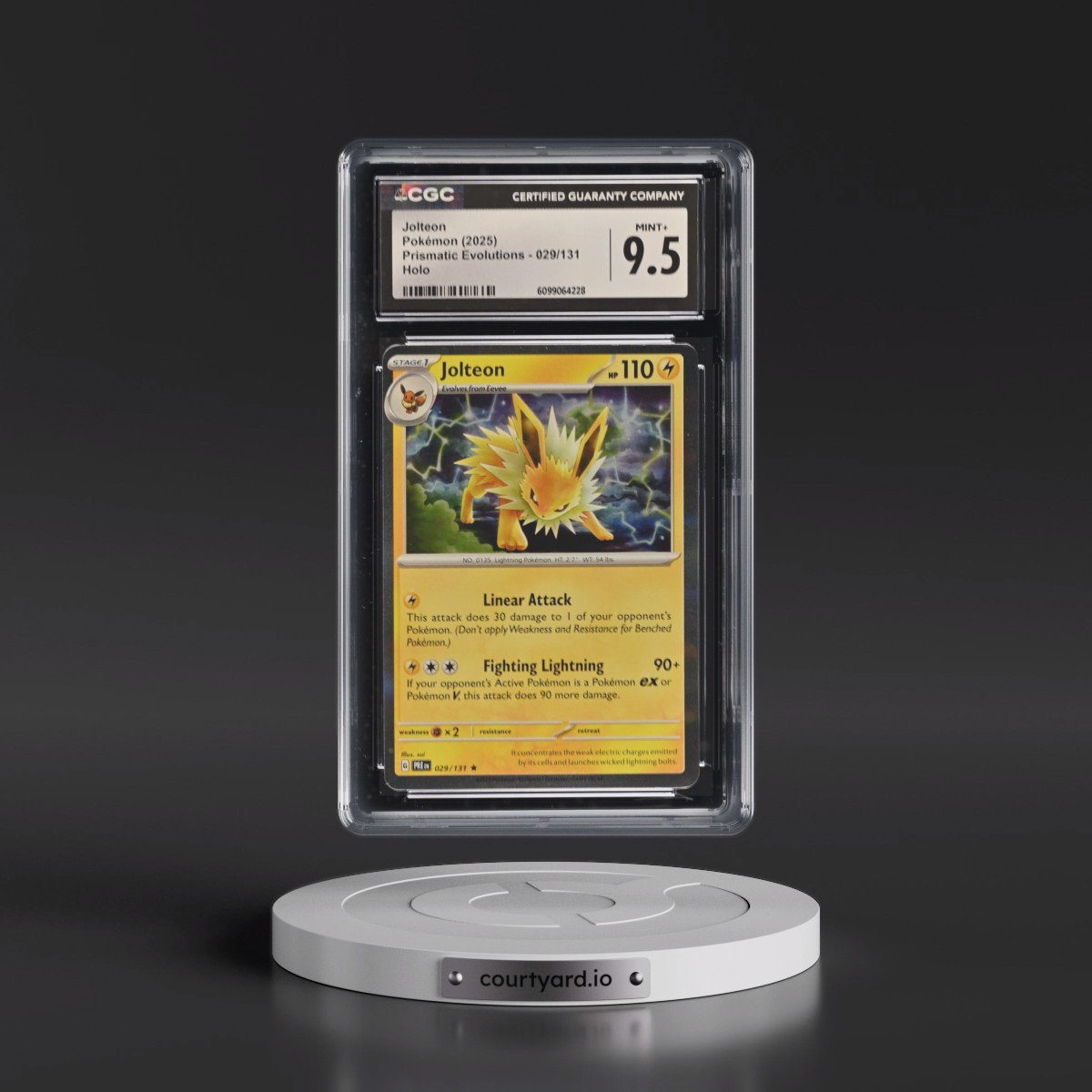 2024 Prismatic Evolutions - PRE EN #029/131 Jolteon - Holo (CGC 9.5 MINT+)