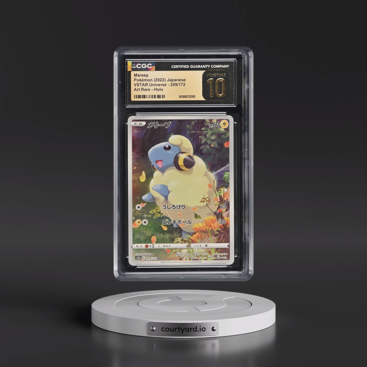 2022 VSTAR Universe #209/172 Mareep - Art Rare Holo (CGC 10 PRISTINE)