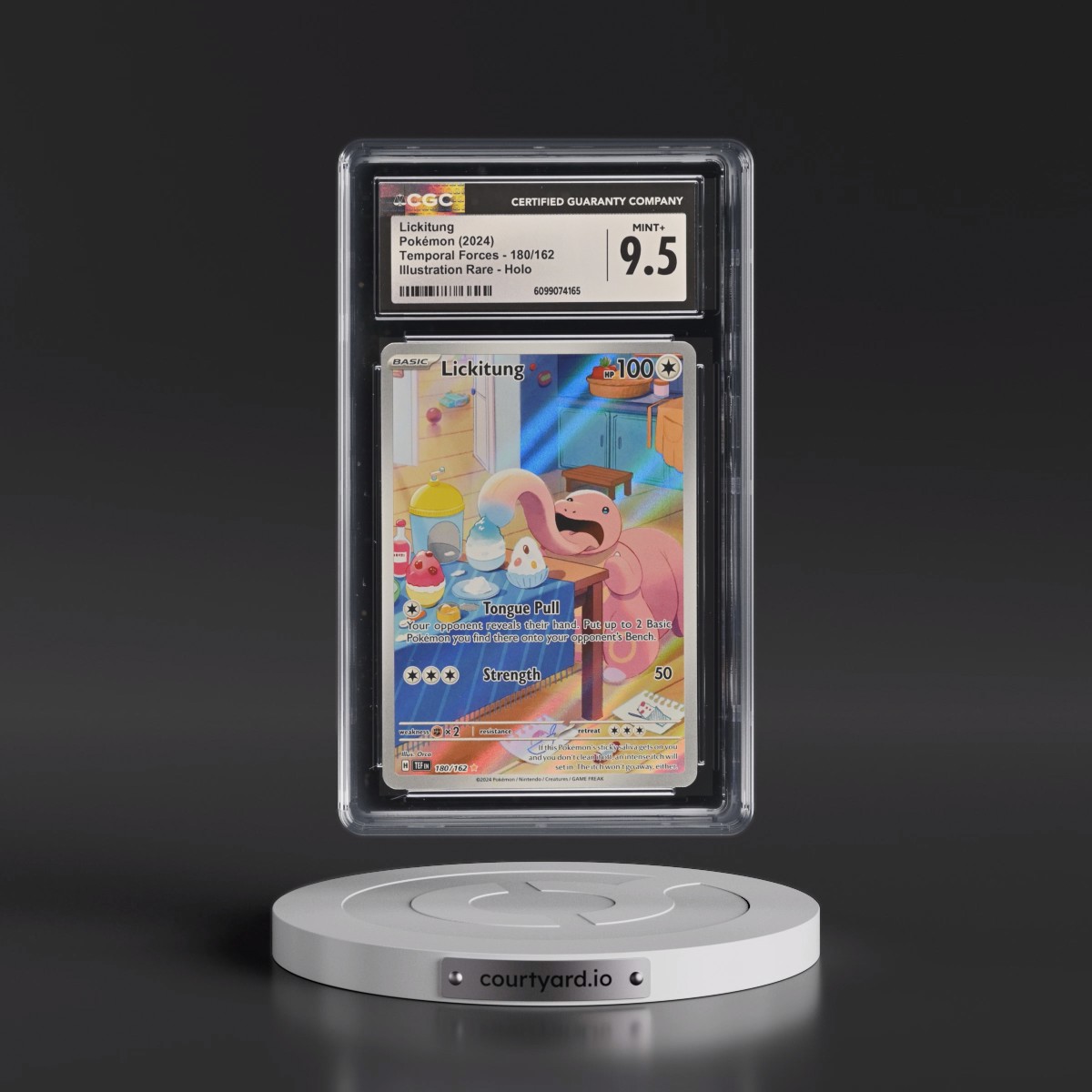 2023 Temporal Forces - TEF EN #180/162 Lickitung - Illustration Rare Holo (CGC 9.5 MINT+)
