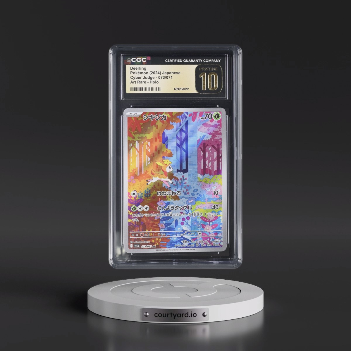 2024 Cyber Judge #073/071 Deerling - Art Rare Holo (CGC 10 PRISTINE)