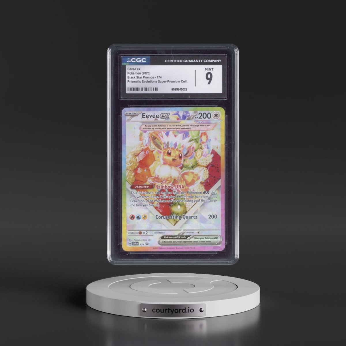 2023 Black Star Promos - Scarlet & Violet SVP EN #174 Eevee ex - Prismatic Evolutions Super-Premium Collection (Holo) (CGC 9 MINT)