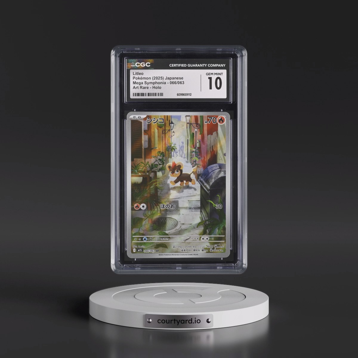 2025 Mega Symphonia - M1S #066/063 Litleo - Art Rare Holo (CGC 10 GEM MINT)