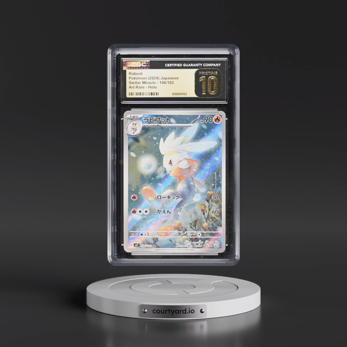 2024 Stellar Miracle #106/102 Raboot - Art Rare Holo (CGC 10 PRISTINE)