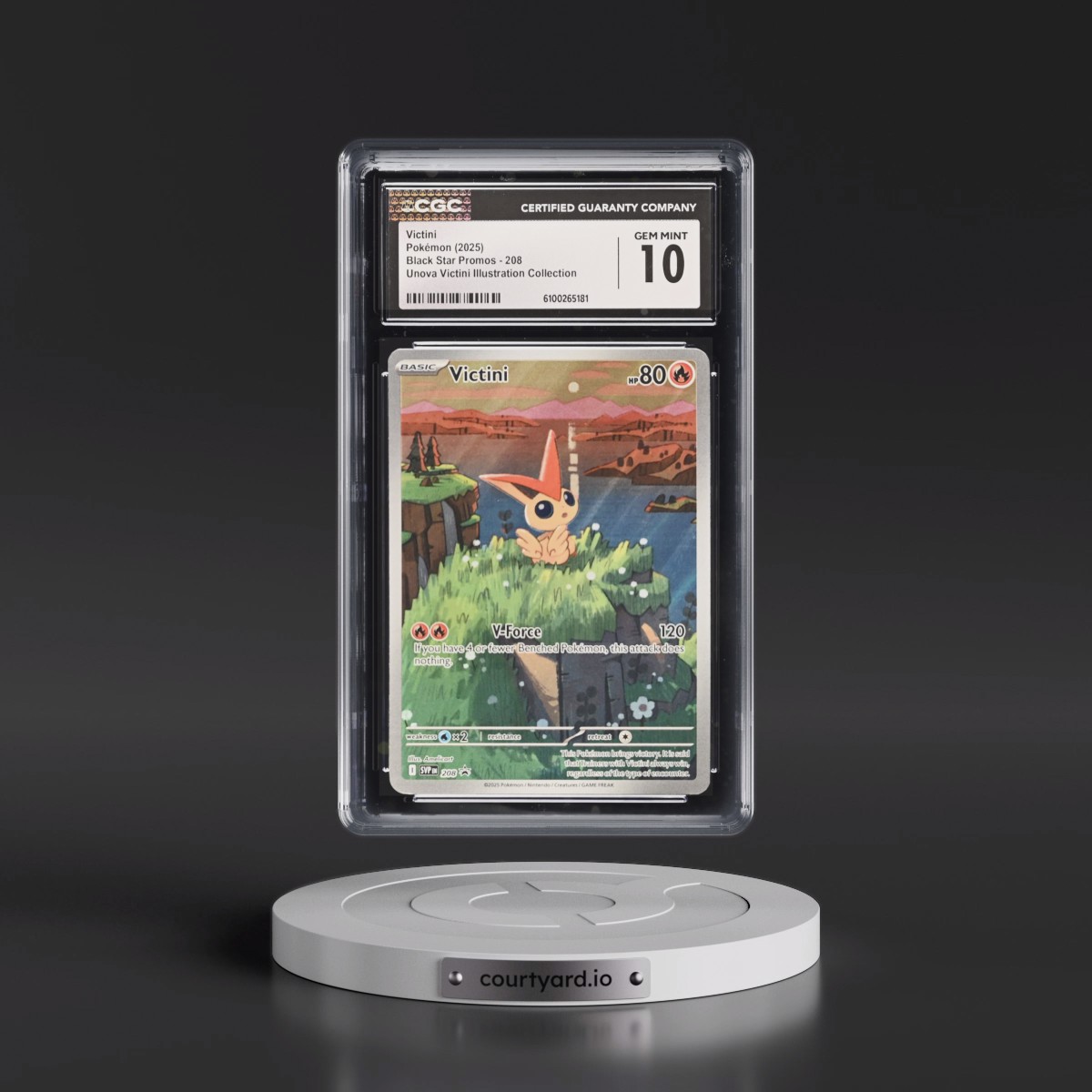 2023 Black Star Promos - Scarlet & Violet SVP EN #208 Victini - Unova Victini Illustration Collection (Holo) (CGC 10 GEM MINT)
