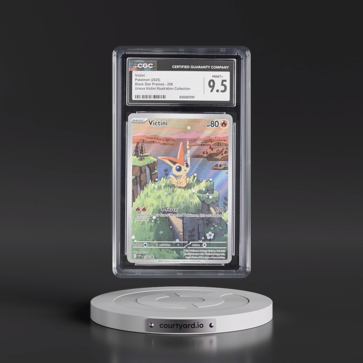 2023 Black Star Promos - Scarlet & Violet SVP EN #208 Victini - Unova Victini Illustration Collection (Holo) (CGC 9.5 MINT+)