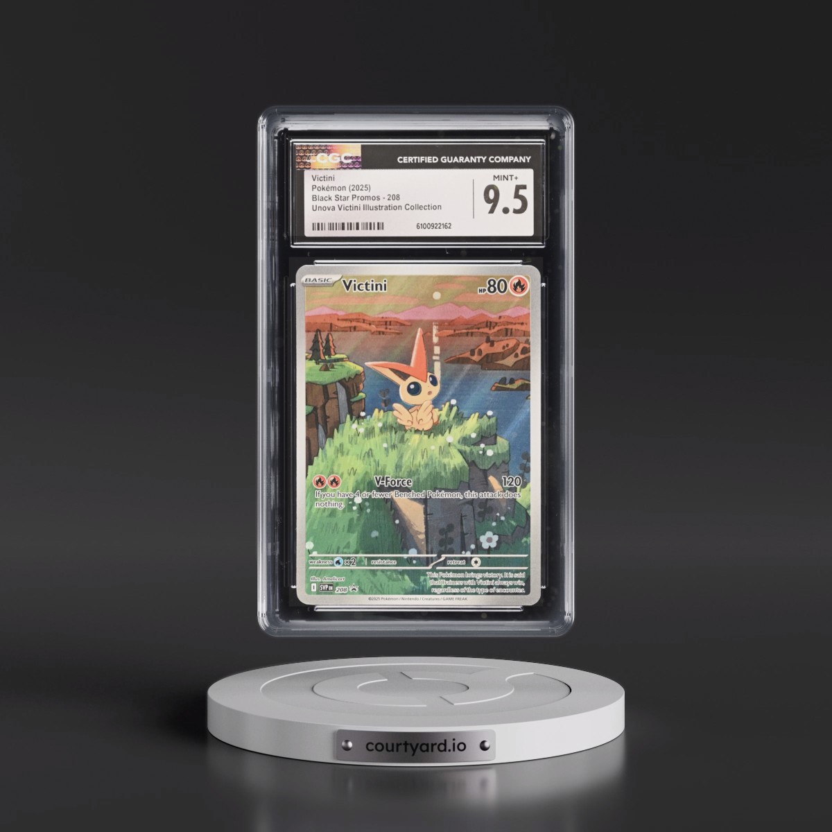 2023 Black Star Promos - Scarlet & Violet SVP EN #208 Victini - Unova Victini Illustration Collection (Holo) (CGC 9.5 MINT+)