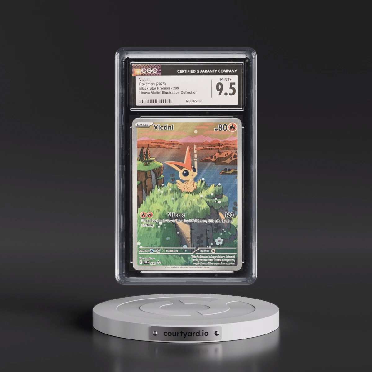 2023 Black Star Promos - Scarlet & Violet SVP EN #208 Victini - Unova Victini Illustration Collection (Holo) (CGC 9.5 MINT+)
