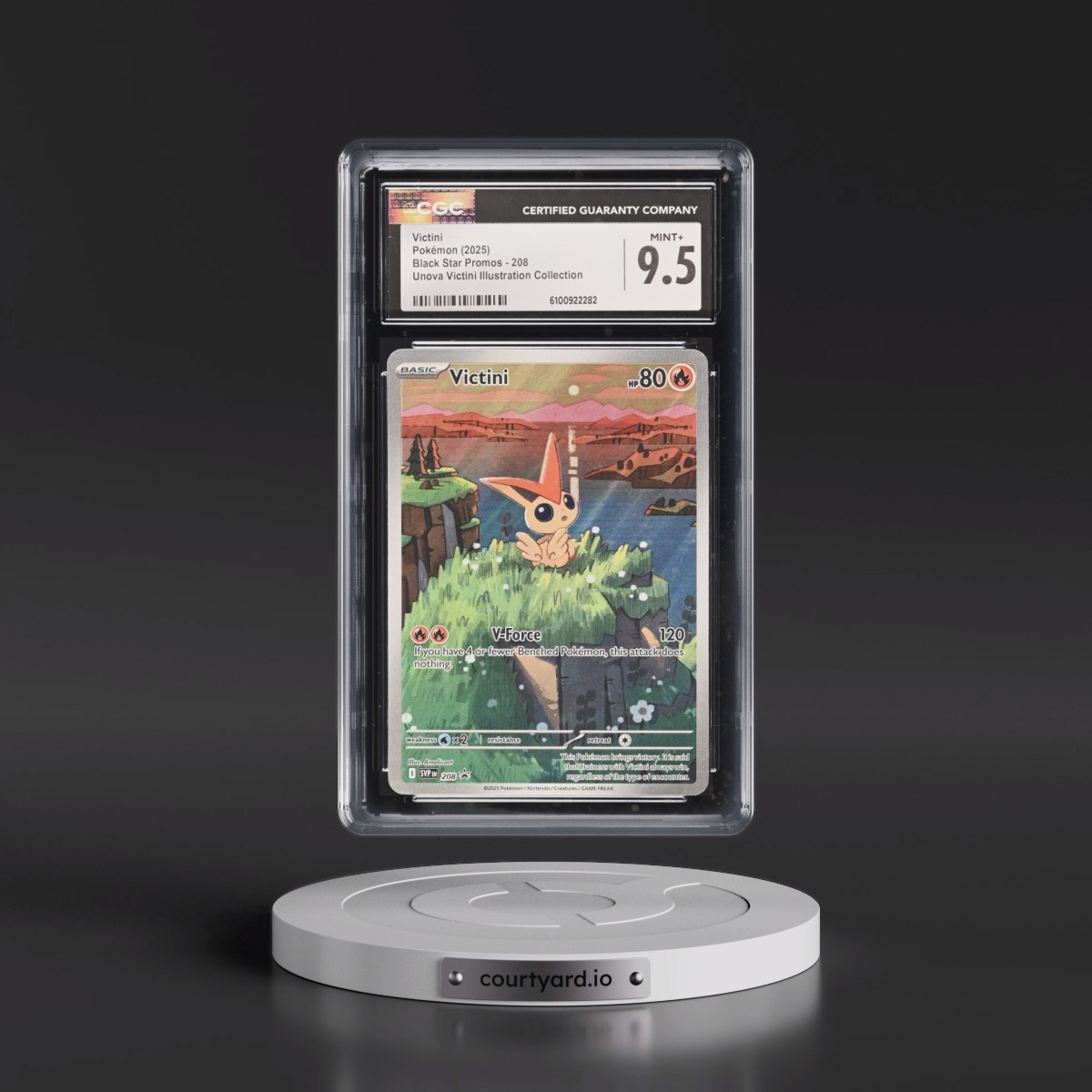 2023 Black Star Promos - Scarlet & Violet SVP EN #208 Victini - Unova Victini Illustration Collection (Holo) (CGC 9.5 MINT+)