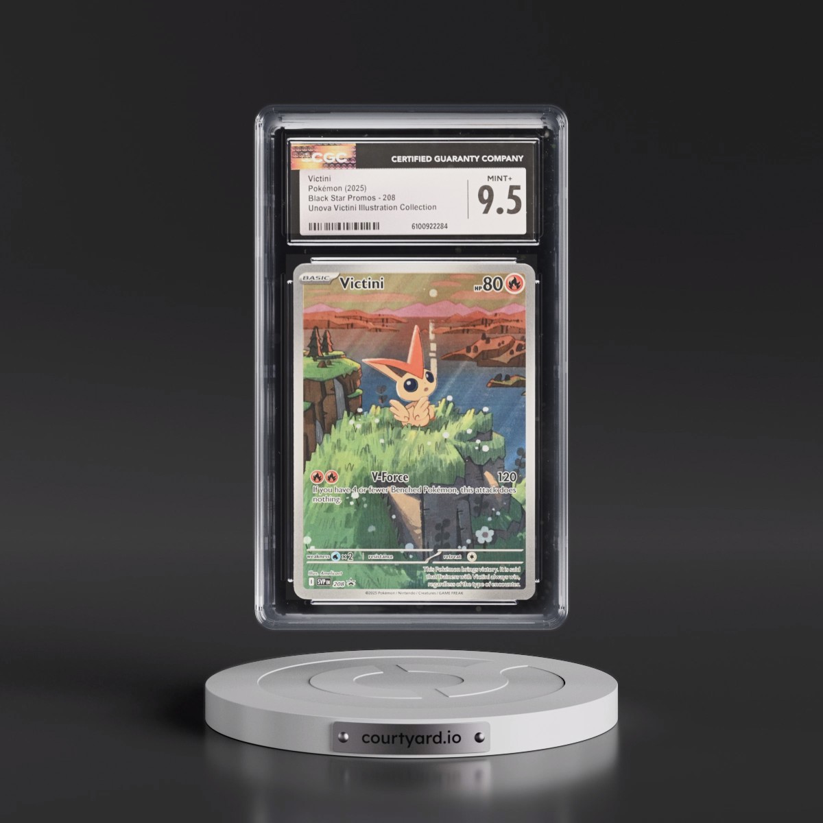 2023 Black Star Promos - Scarlet & Violet SVP EN #208 Victini - Unova Victini Illustration Collection (Holo) (CGC 9.5 MINT+)