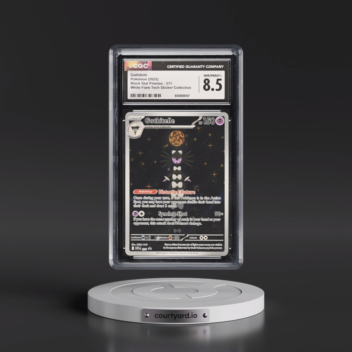 2023 Black Star Promos - Scarlet & Violet SVP EN #211 Gothitelle - White Flare Tech Sticker Collection (Holo) (CGC 8.5 NM-MT+)