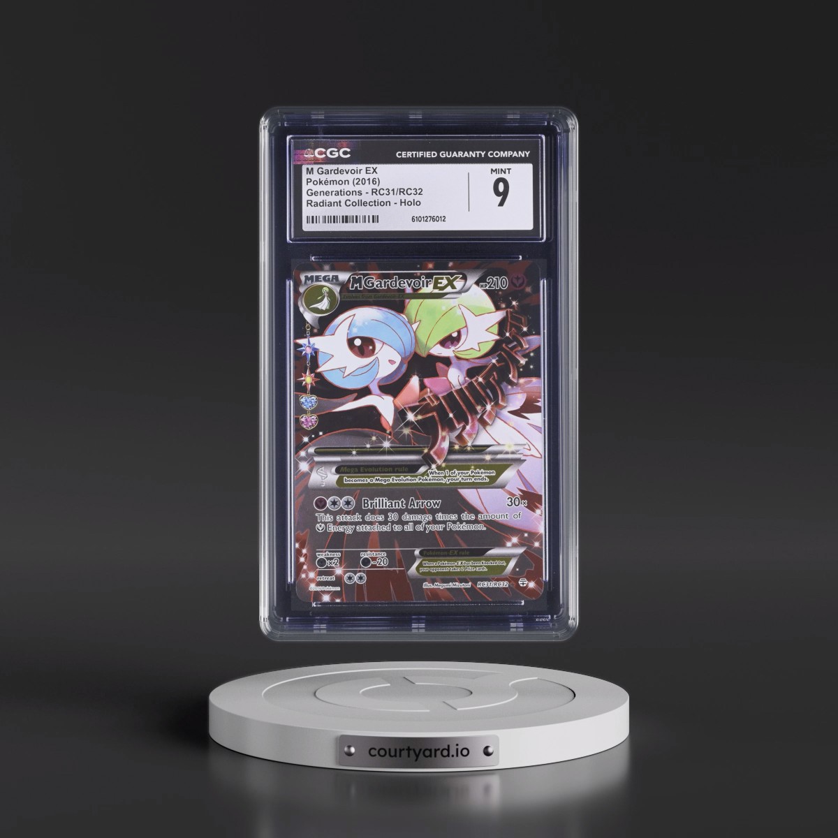 2016 Generations #RC31/RC32 M Gardevoir EX - Radiant Collection Holo (CGC 9 MINT)