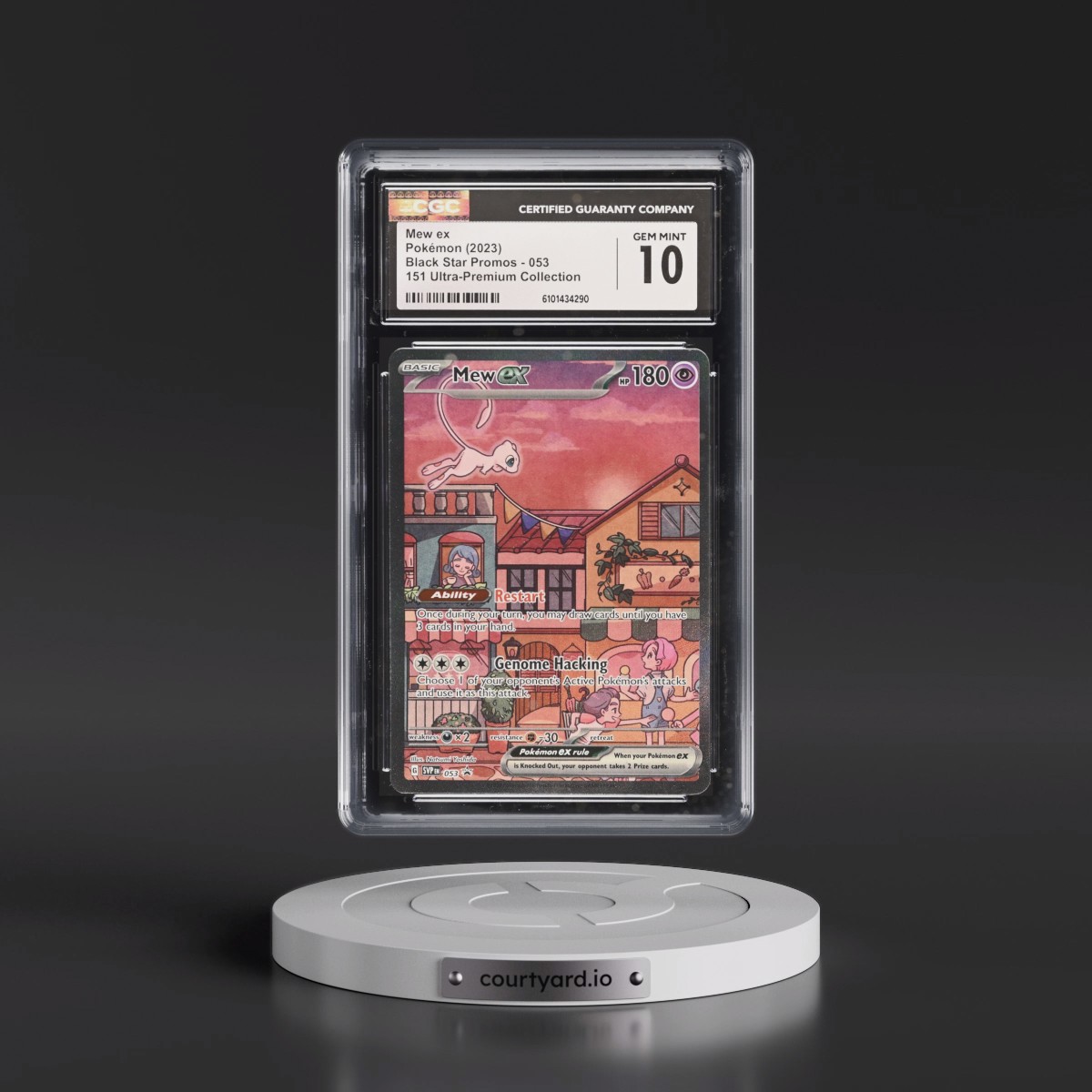 2023 Black Star Promos - Scarlet & Violet SVPEN #053 Mew ex - 151 Ultra-Premium Collection (Holo) (CGC 10 GEM MINT)