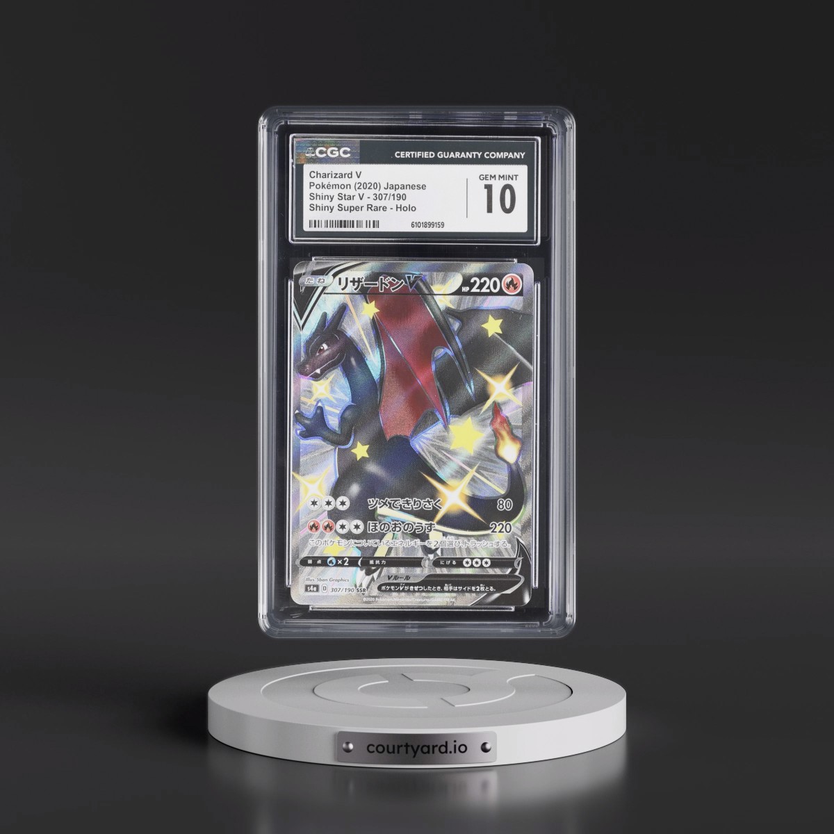 2020 Shiny Star V #307/190 Charizard V - Shiny Super Rare Holo (CGC 10 GEM MINT)