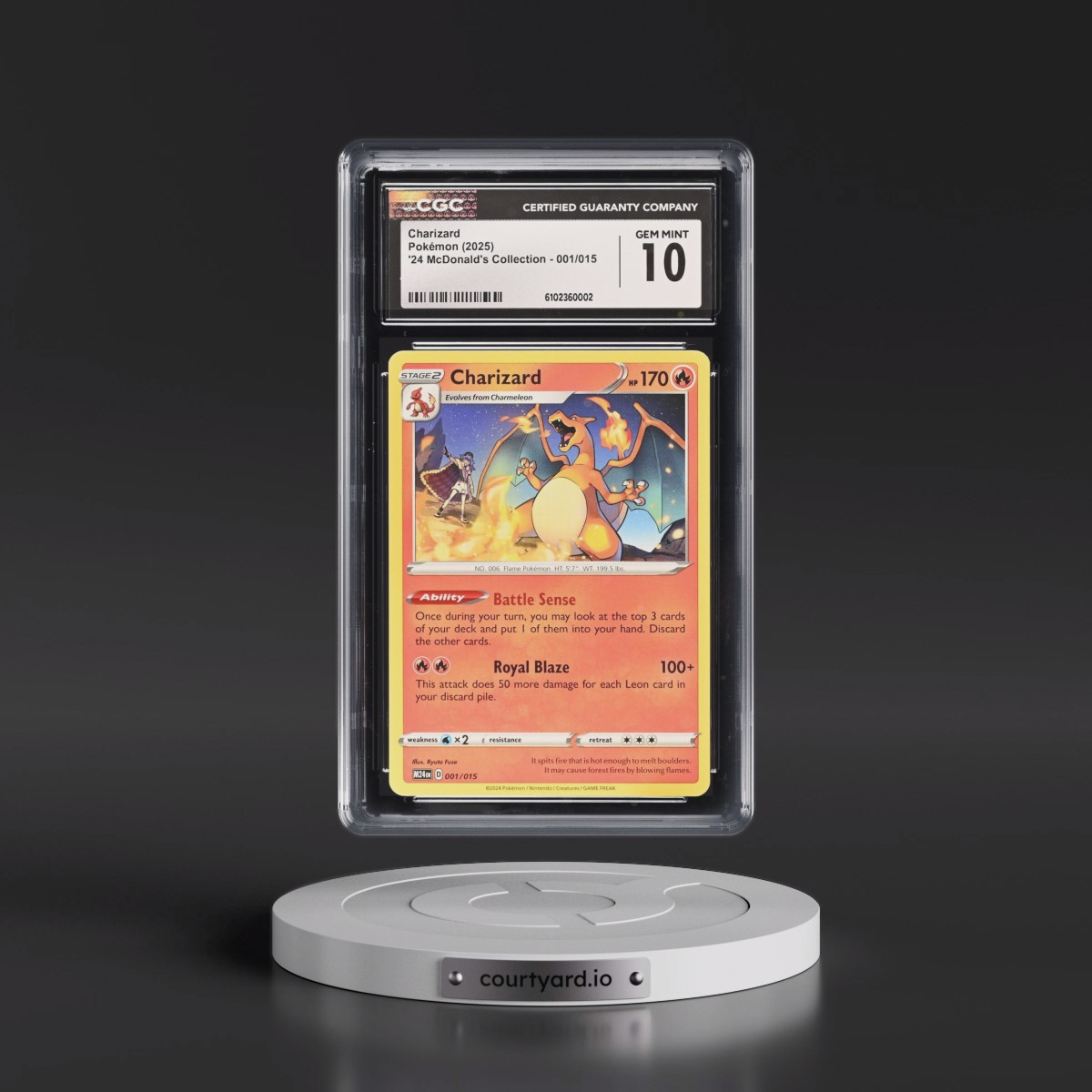 2025 McDonald's Collection - M24 EN #001/015 Charizard (CGC 10 GEM MINT)