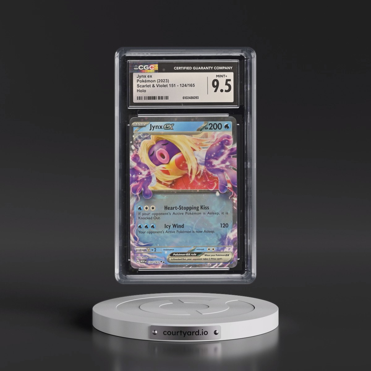 2023 Scarlet & Violet 151 - MEW EN #124/165 Jynx ex - Holo (CGC 9.5 MINT+)