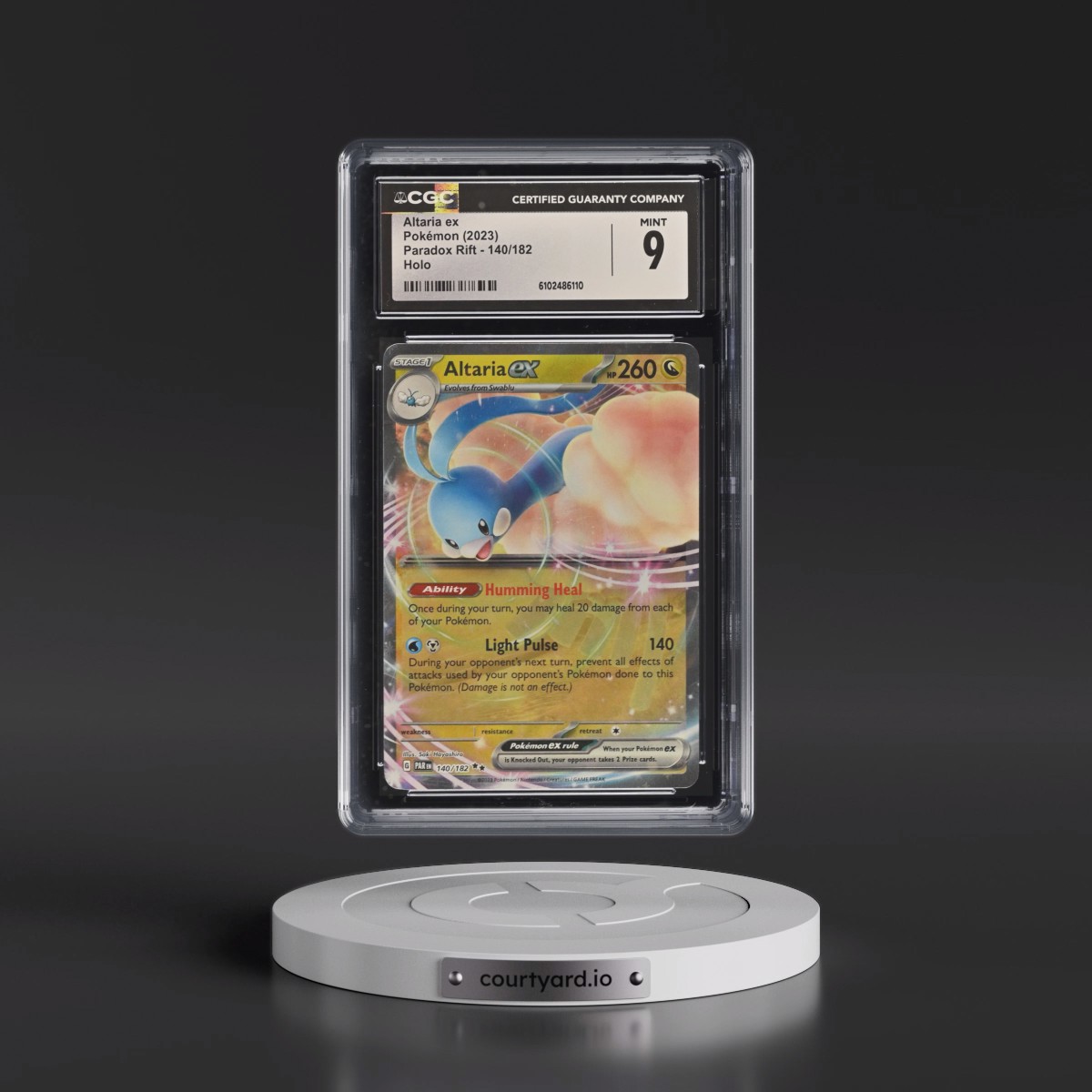 2023 Paradox Rift - PAR EN #140/182 Altaria ex - Holo (CGC 9 MINT)