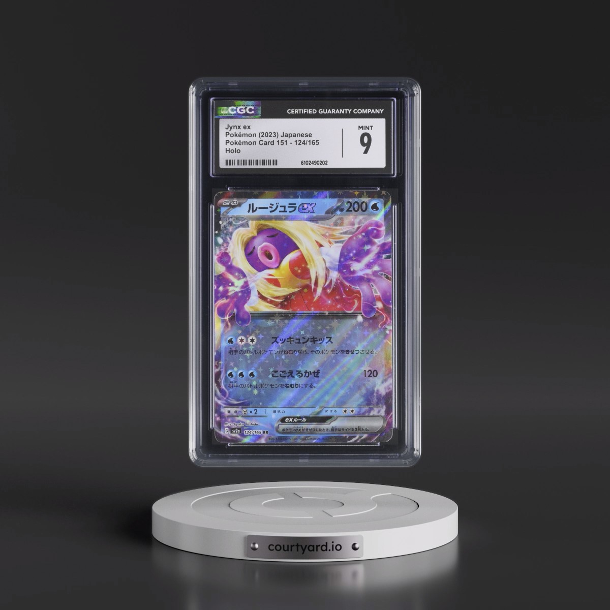 2023 Pokémon Card 151 #124/165 Jynx ex - Holo (CGC 9 MINT)