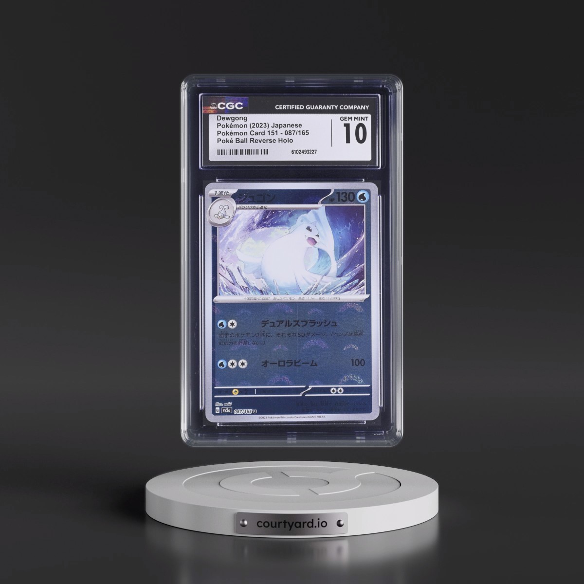 2023 Pokémon Card 151 #087/165 Dewgong - Reverse Holo Poké Ball (CGC 10 GEM MINT)