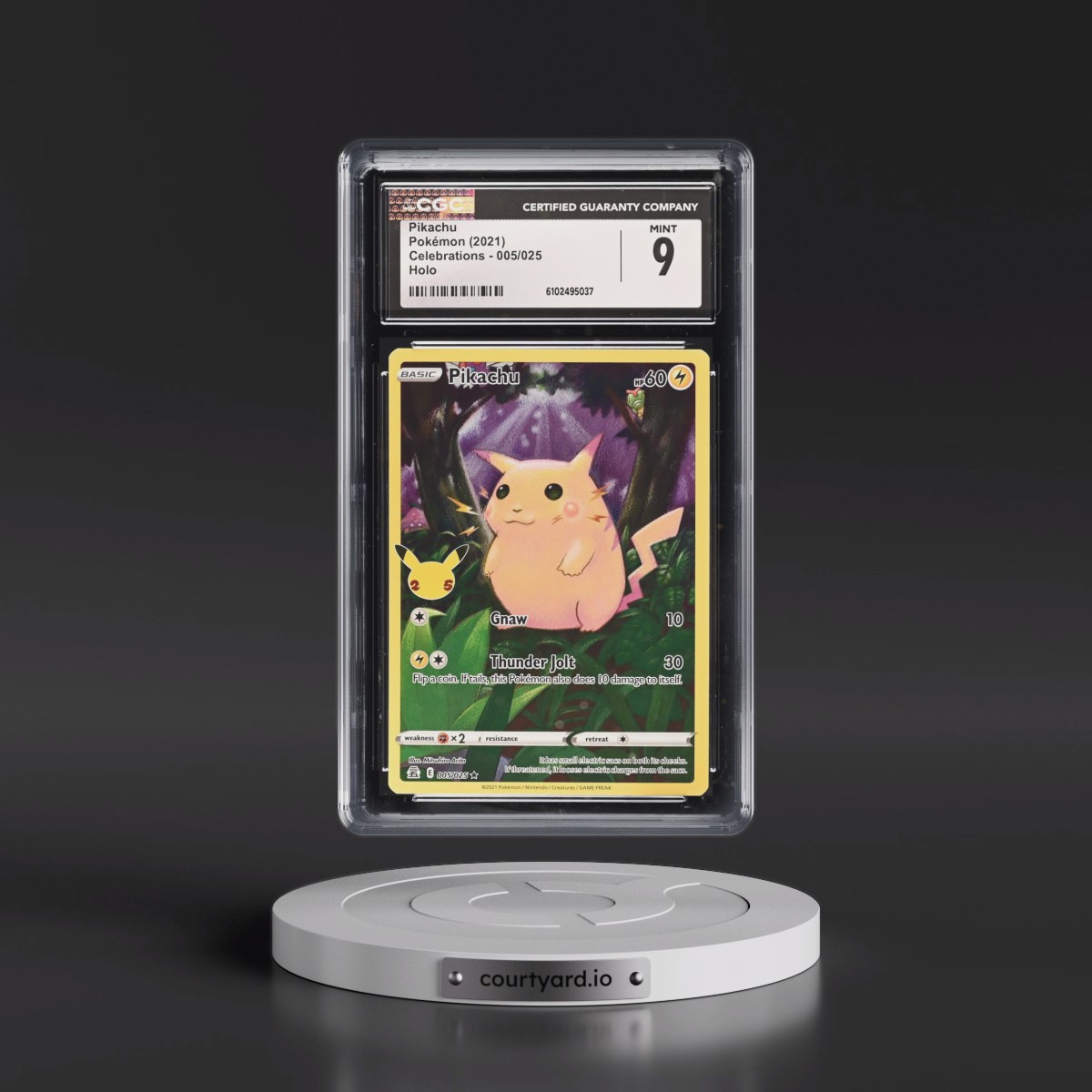 2021 Celebrations #005/025 Pikachu - Holo (CGC 9 MINT)
