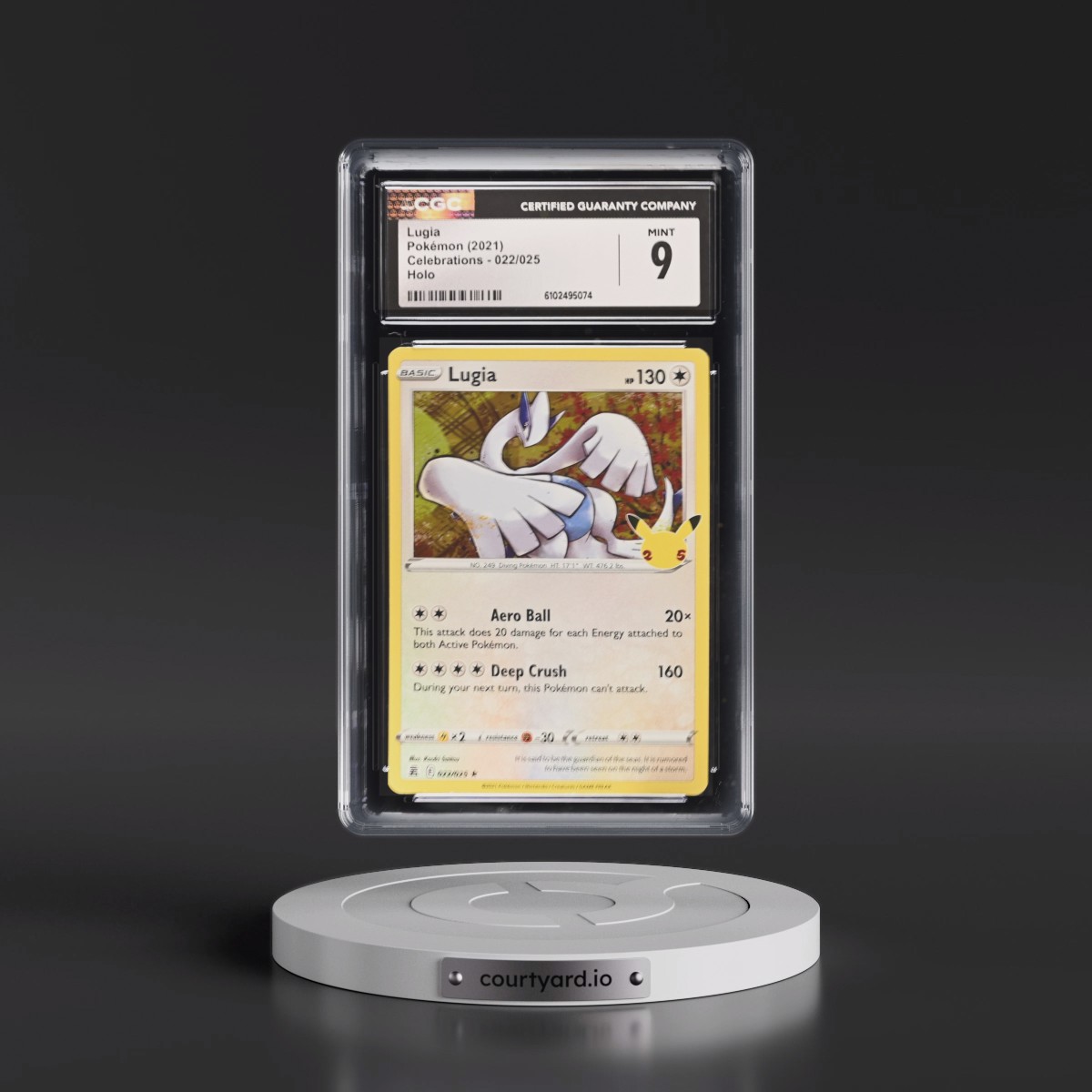 2021 Celebrations #022/025 Lugia - Holo (CGC 9 MINT)