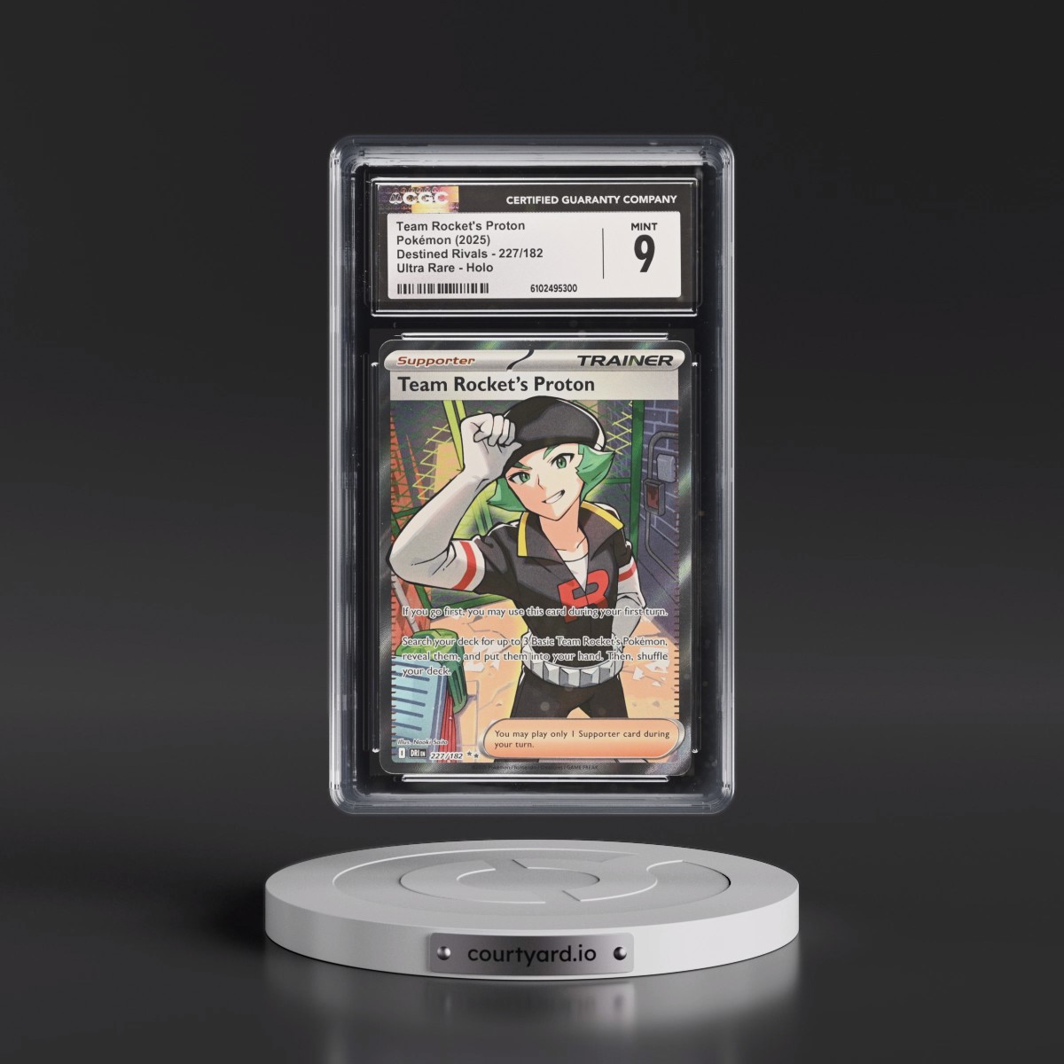 2025 Pokémon Dri EN-Destined Rivals #227 Team Rocket's Proton - Ultra Rare (CGC 9 MINT)