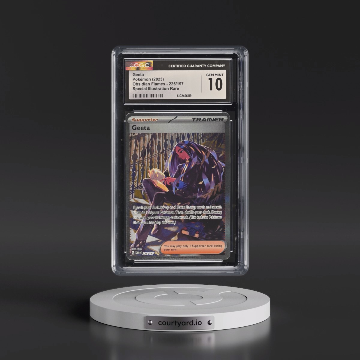 2023 Obsidian Flames - OBF EN #226/197 Geeta - Special Illustration Rare (Holo) (CGC 10 GEM MINT)