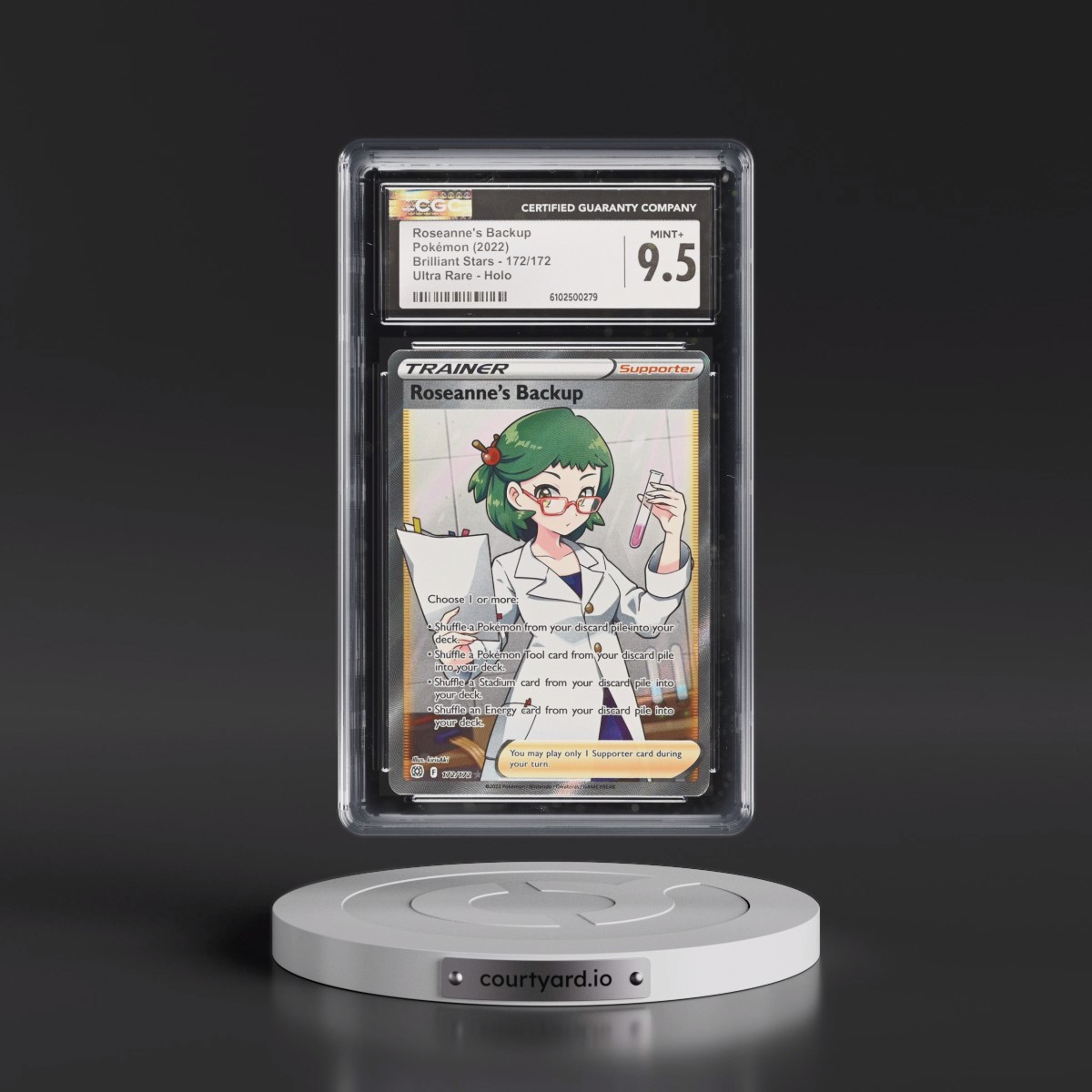 2022 Brilliant Stars #172/172 Roseanne's Backup - Ultra Rare Holo (CGC 9.5 MINT+)